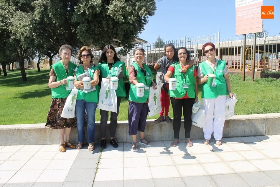 Voluntarias de la AECC de Salamanca, esta jornada en Salamaq
