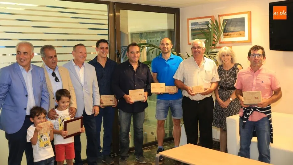 Galardonados en el concurso de ovino. Fotos: Alberto Martín