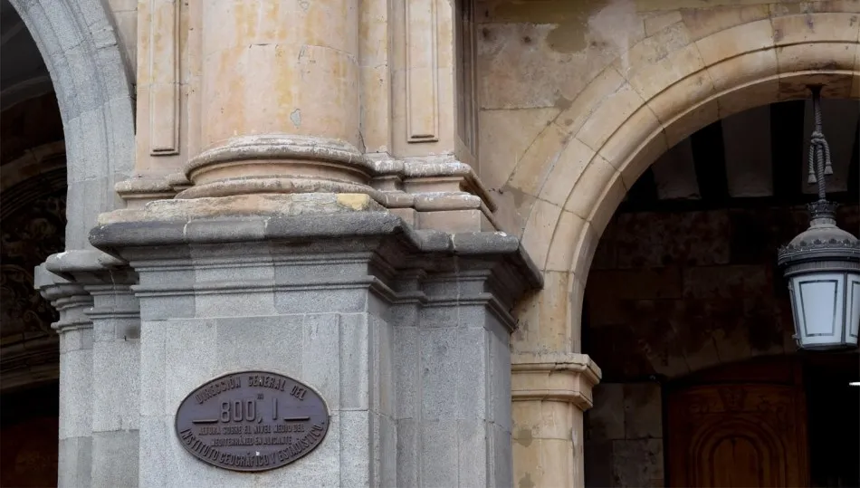 Excrementos de palomas en la Plaza Mayor