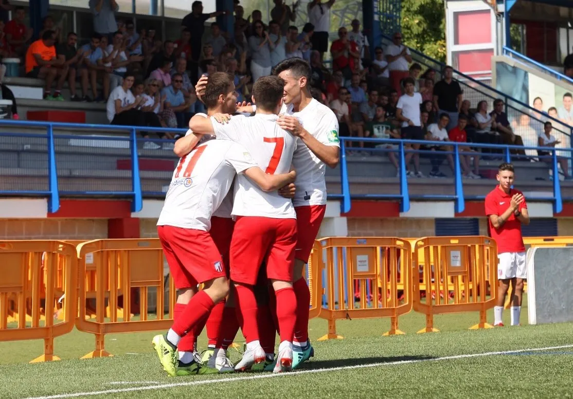 Los jugadores del Santa Marta celebran un gol. Imagen: UD Santa Marta