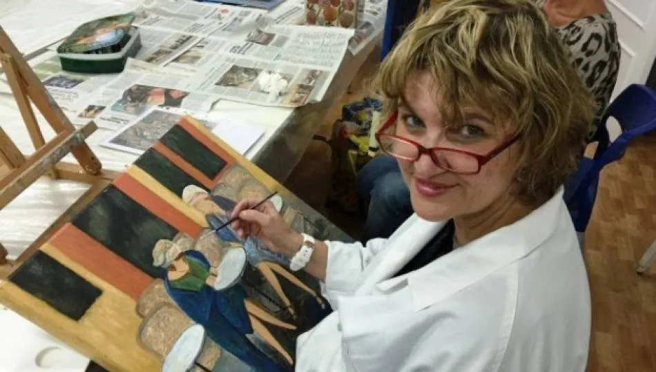 La pintura es una de las actividades incluidas en el programa de ZOES