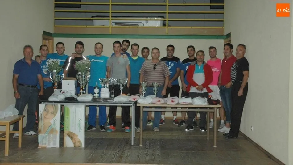 Participantes en la pasada edición del Campeonato de Frontenis en Vitigudino / Archivo