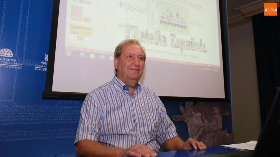 Luis Fiz en la Sala de la Palabra / Foto: Alberto Martín.