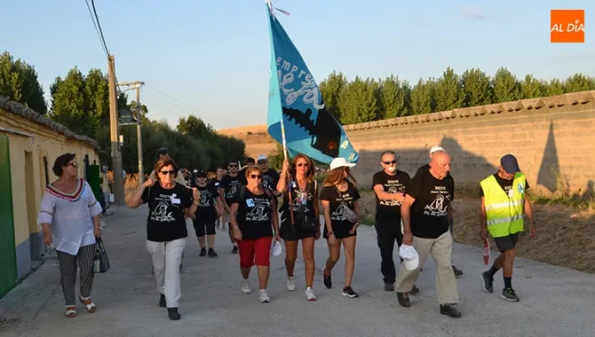 La XXXVIII Marcha Teresiana llegaba este miercoles a Nava de Sotrobal para enfilar su recta final