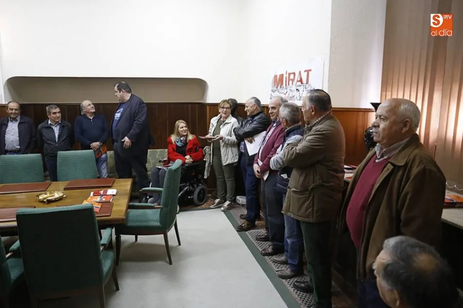 Asociación de Jubilados de Mirat en una jornada anterior / Foto: Alejandro López.