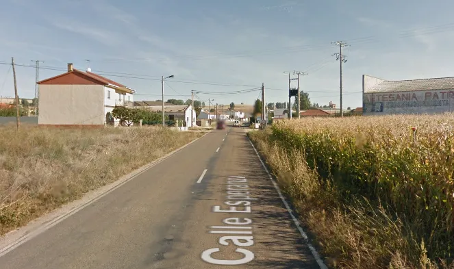 Acceso a Villoruela desde la SA-810 | Foto: Google Maps