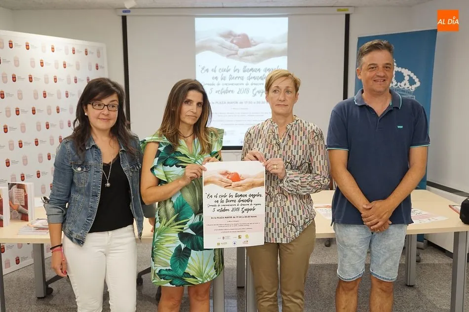 Sara Rodríguez, María José Hernández, Yolanda Alonso y David Fraile en la presentación
