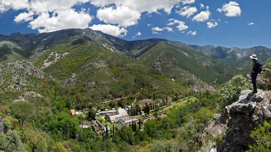 Vista panorámica de Las Batuecas