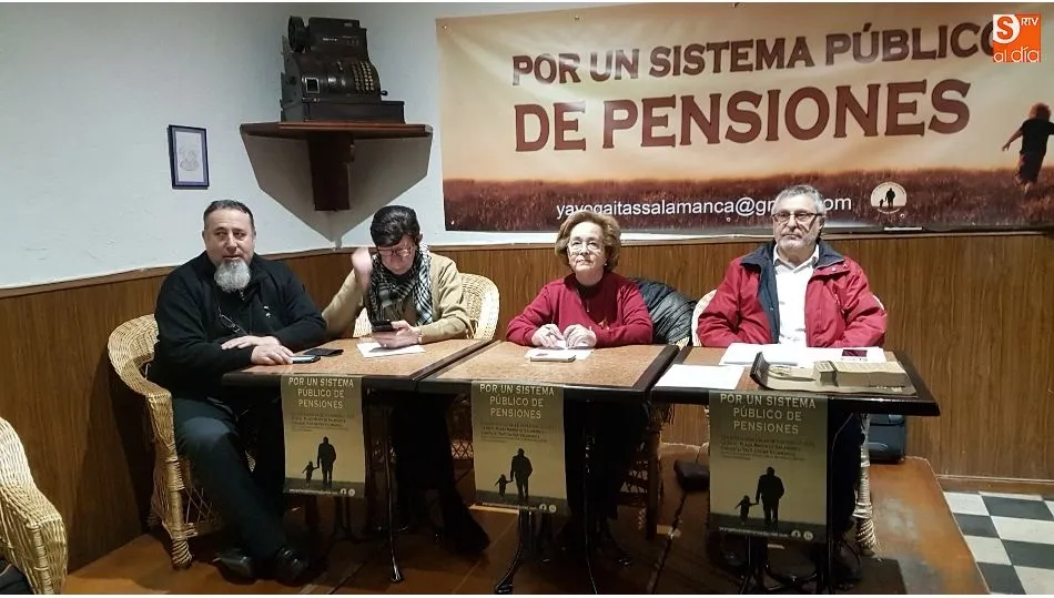 Rueda de prensa anterior del colectivo de yayogaitas en Salamanca