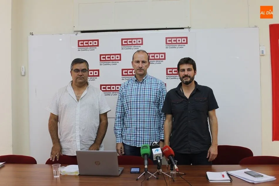 Representantes de FSC-CCOO, en Salamanca