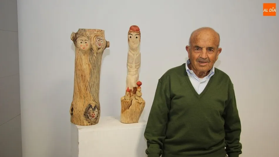 Durante el mes de octubre se podrá visitar esta muestra de talla en madera y piedra, obra de Domingo Iglesias