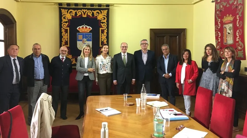El presidente de la Diputación, Javier Iglesias, saludó a los participantes en este encuentro