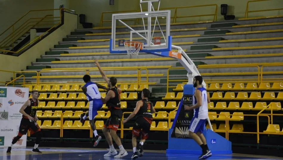 Acción de un partido de pretemporada del equipo