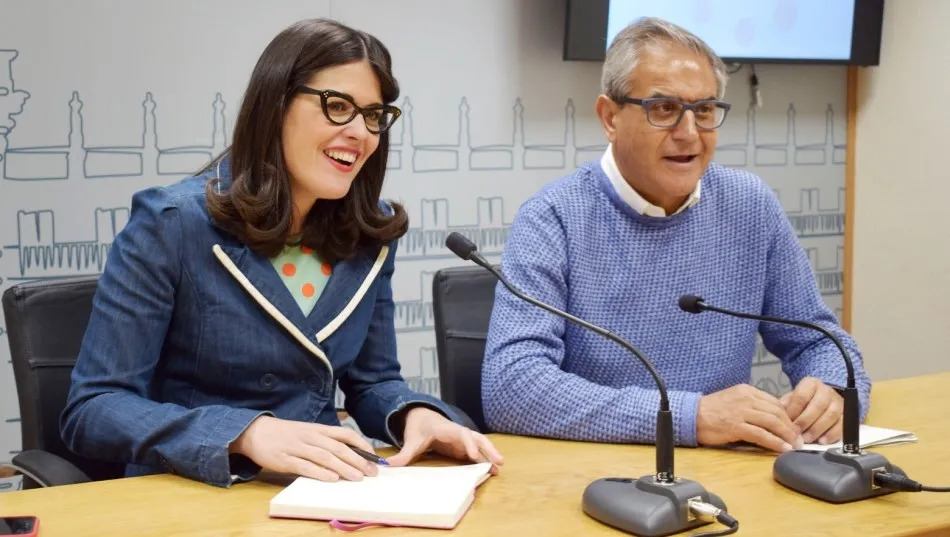 Virginia Carrera y Gabriel Risco, concejales de Ganemos Salamanca
