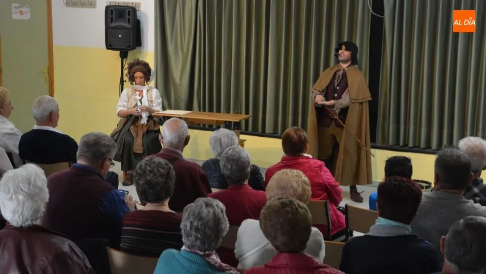 Kamaru durante una escena de ‘Una copla de ciego’ / Foto: Lydia González.