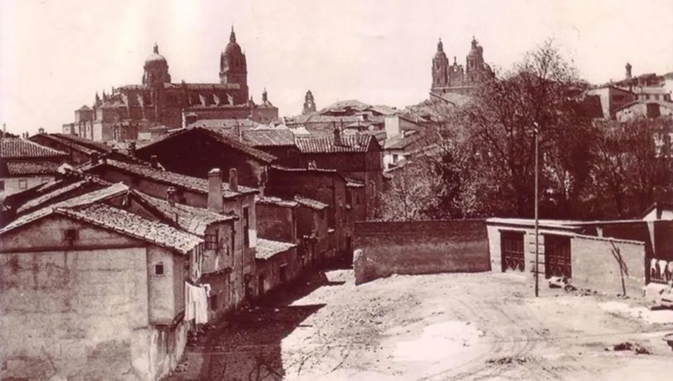 La calle Canteros, desaparecida con la construcción de la Gran Vía