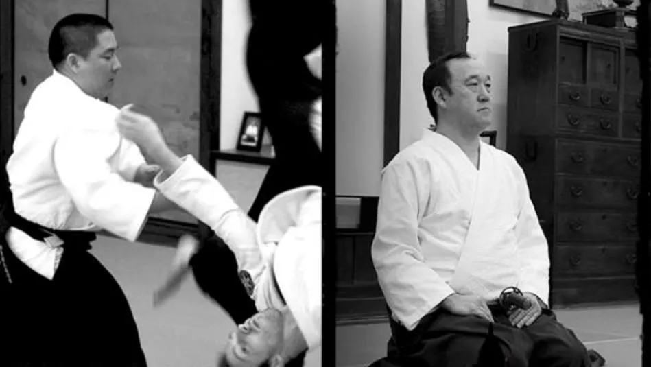 David Ito y Ken Watanabe, maestros del Aikido Center Of Los Angeles (California) que participan en este seminario en Salamanca