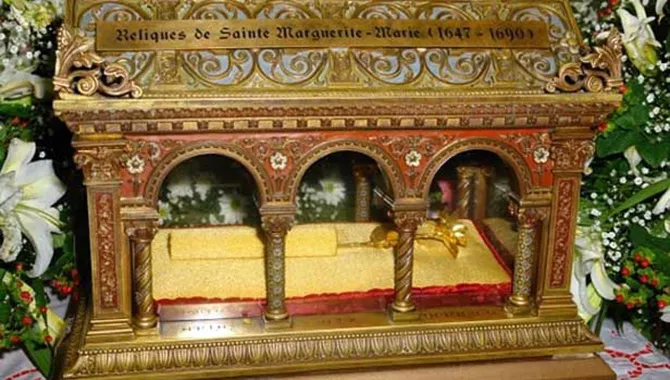 Las reliquias de Santa Margarita María Alacoque visitaran este mes Mancera de Abajo y Cantalapiedra. Foto: Diócesis de Salamanca