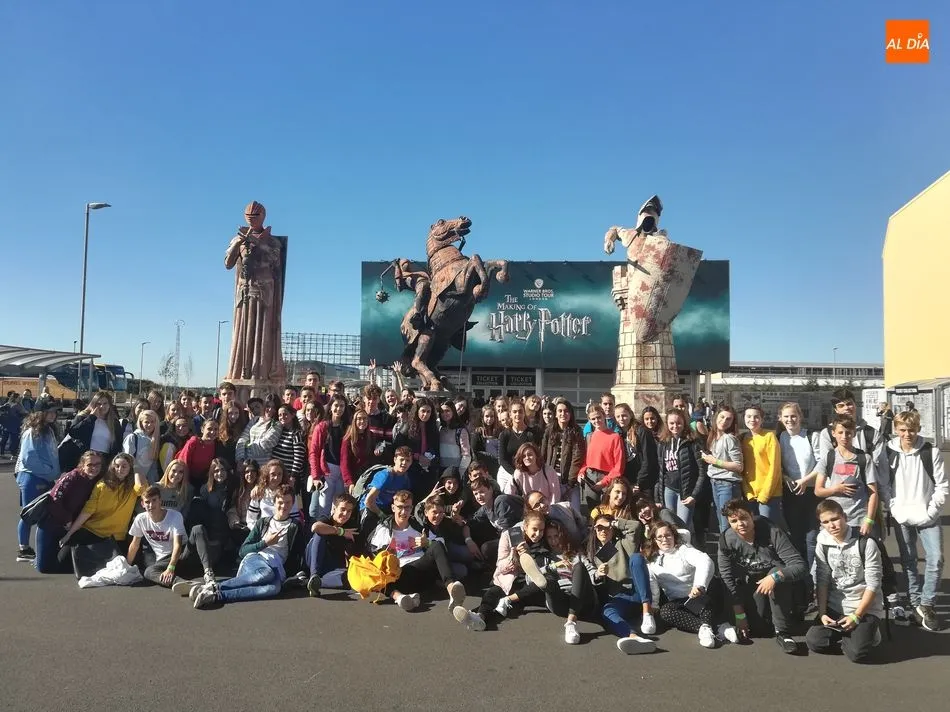 Participantes en el intercambio lingüístico en Bristol