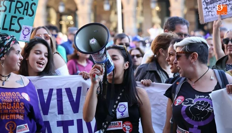 Manifestación contra la violencia de género