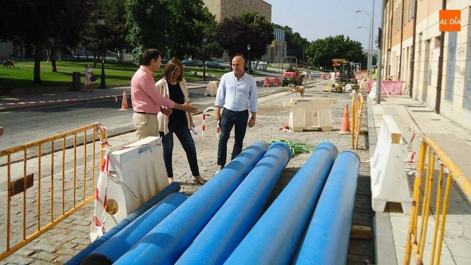 La primera fase de estas obras en la Vaguada de la Palma se llevaba a cabo en verano