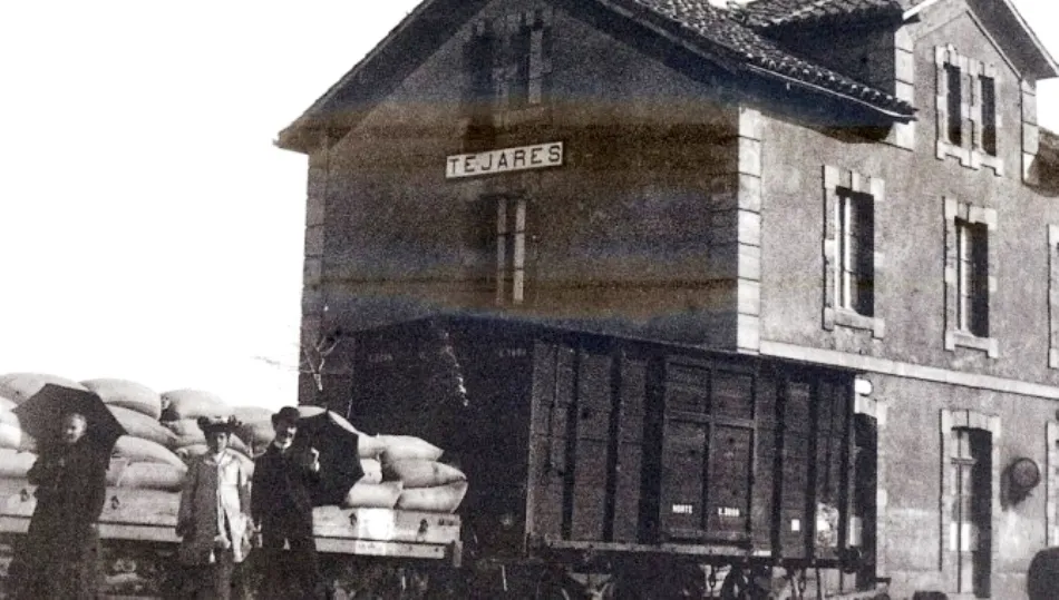 La antigua estación de trenes de Tejares