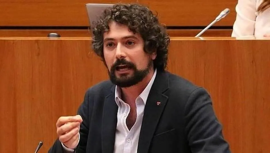 José Sarrión, procurador de IU-Equo en las Cortes de Castilla y León