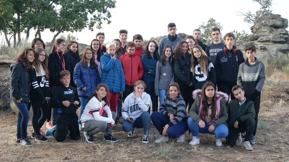 Jornada de convivencia de los alumnos del IES Venancio Blanco y del IES Quercus en Gejo de los Reyes