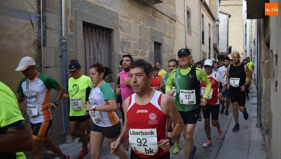 Instantes iniciales de la carrera.