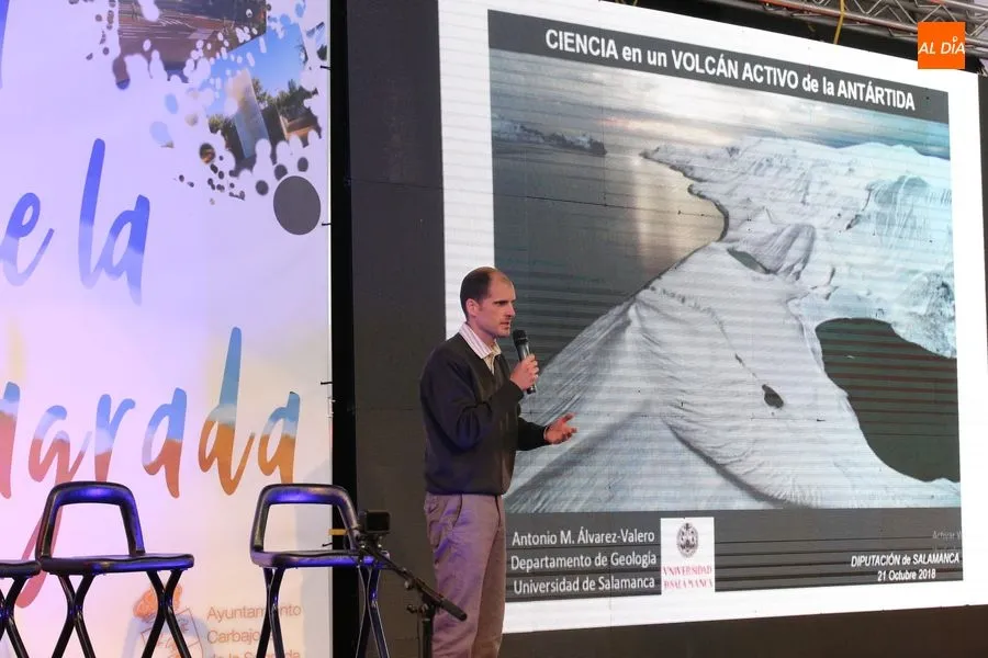 Antonio Álvarez Valero durante su conferencia / Foto: Alberto Martín.