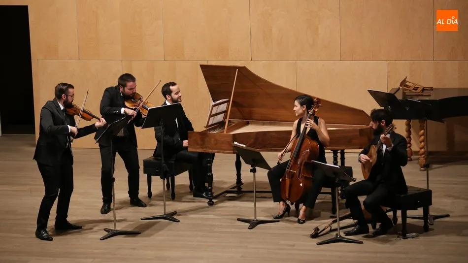 Un momento del concierto en el Auditorio de la Hospedería Fonseca. Foto: Alberto Martín