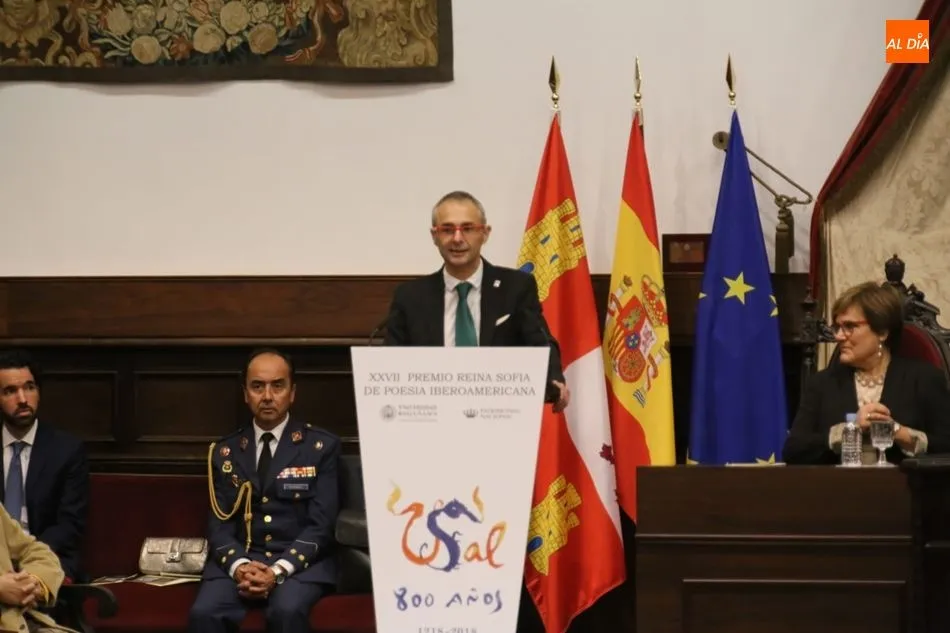 El rector de la Universidad de Salamanca, Ricardo Rivero. Foto: Alberto Martín