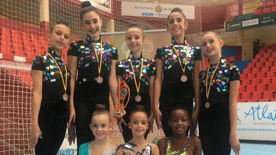 El Club Rítmica Salamanca logra el bronce en el Campeonato de Castilla y León Infantil