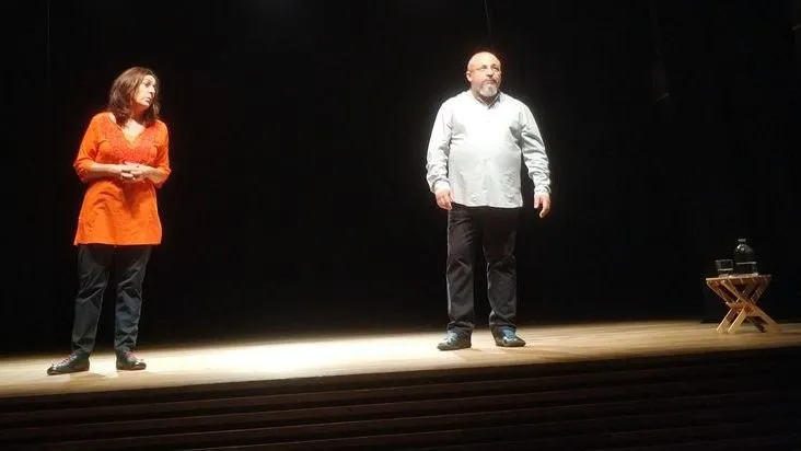 Momento de la actuación de Légolas Colectivo Escénico/ Foto: Lydia González