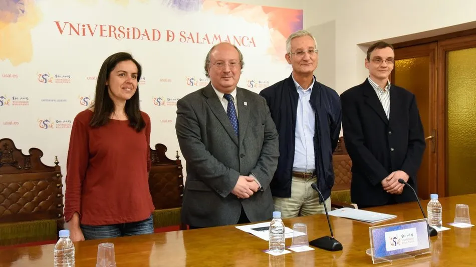 Presentación del concierto en la Universidad de Salamanca