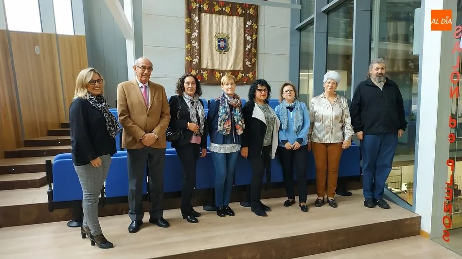Participantes en los actos del Día Mundial de la Salud Mental en Guijuelo