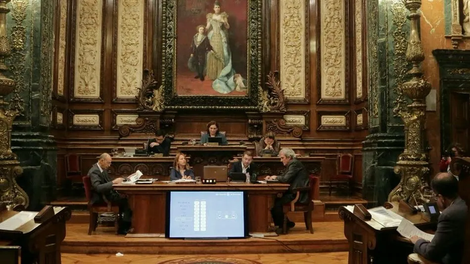 Pleno del Ayuntamiento de Barcelona