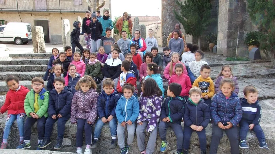 Participantes en el encuentro infantil que este año tuvo lugar en el municipio de Monleras