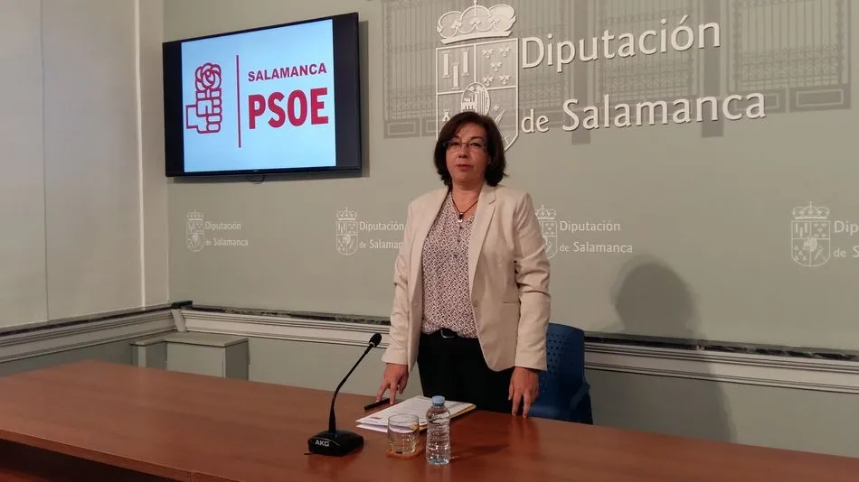 Carmen García, portavoz del Grupo Socialista.