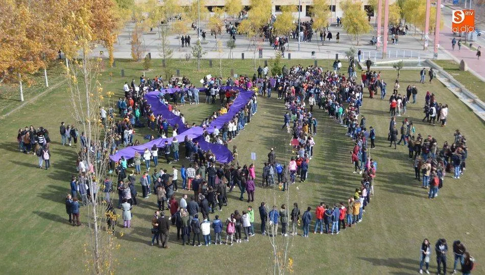 Un acto anterior de sensibilización contra la violencia de género