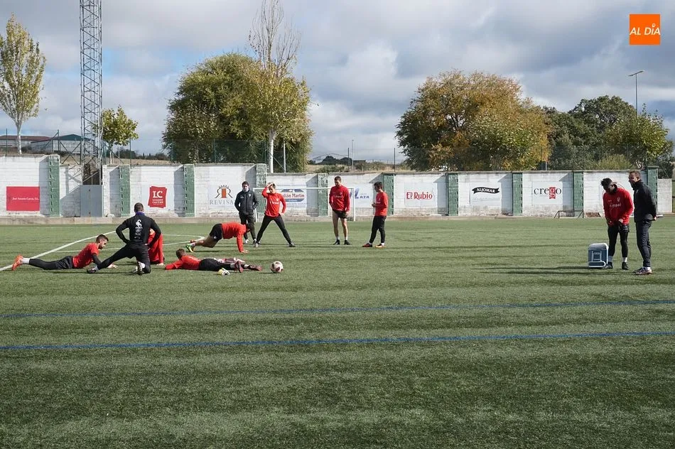 El CD Guijuelo entrenó esta semana pensando en olvidar la derrota ante el colista