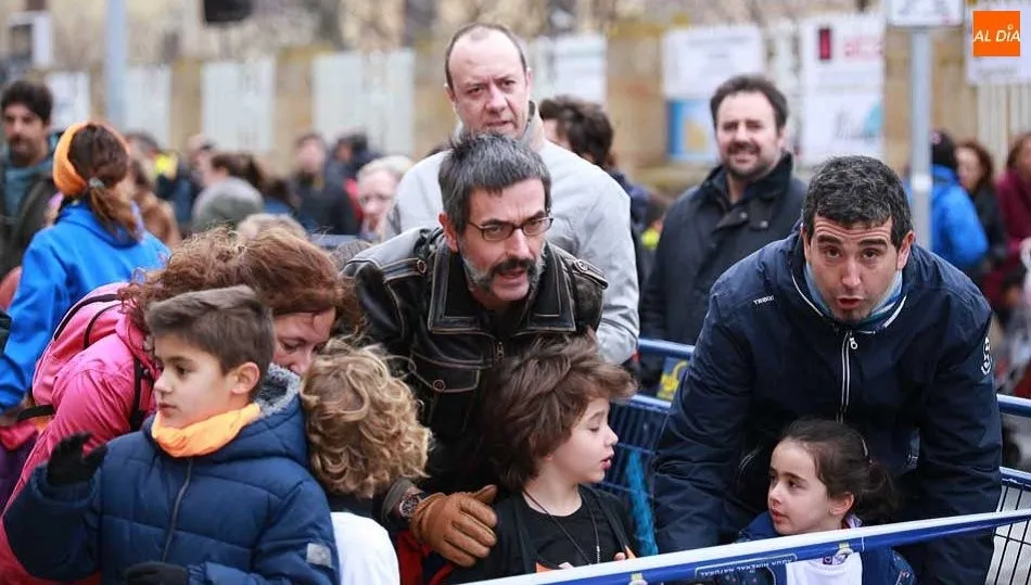 Prolegómenos de la salida de la prueba alevín del año pasado.