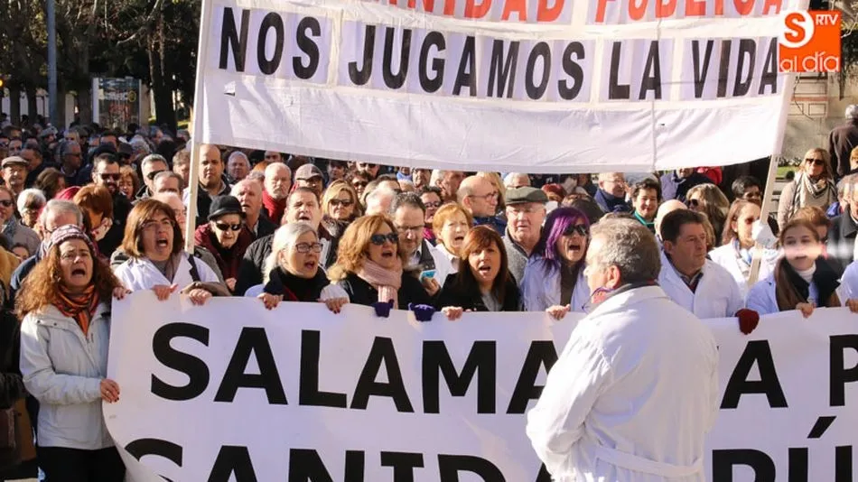 Una Marea Blanca anterior en Salamanca / Foto: Archivo.