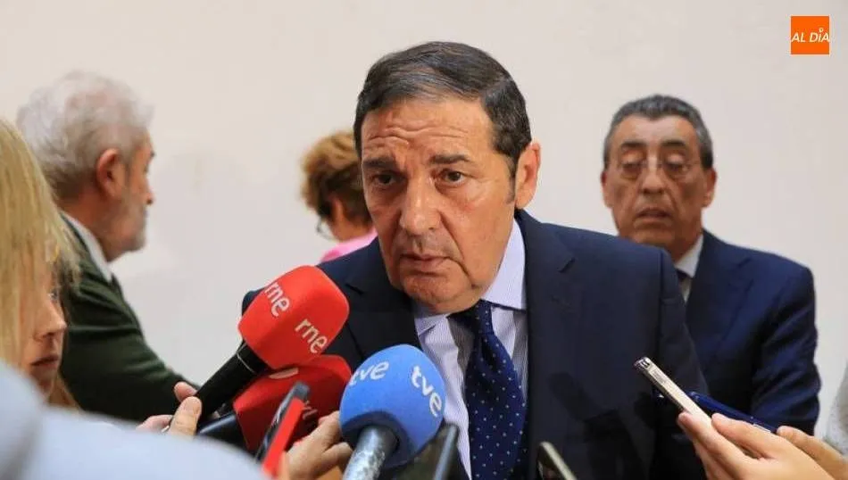 El consejero de Sanidad de la Junta de Castilla y León, Antonio María Sáez Aguado