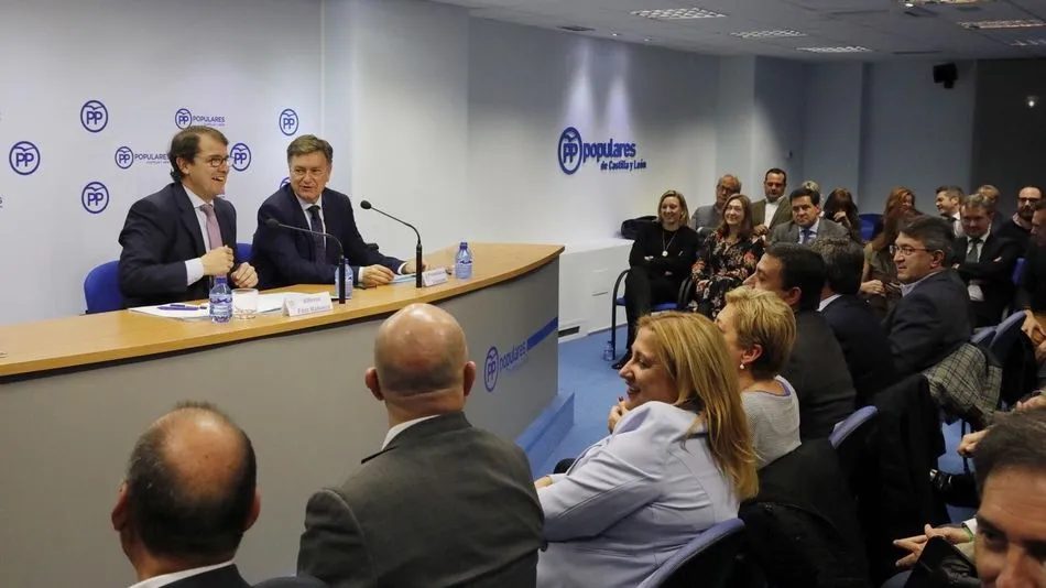 Mañueco, en la clausura del Comité Autonómico del PP.