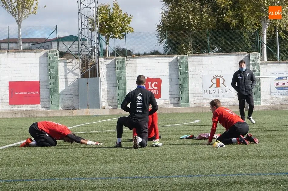 La enfermería del CD Guijuelo se ocupa de varios defensas verdiblancos