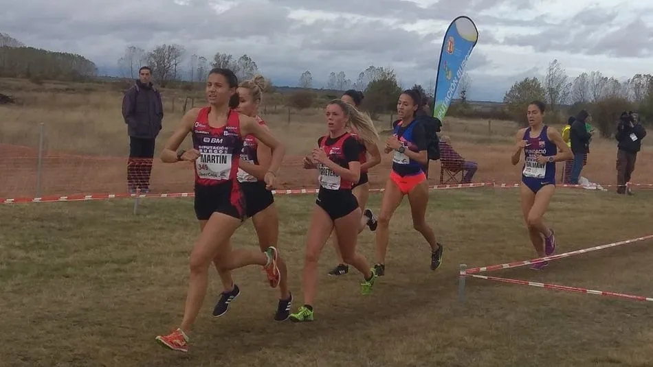 Gema Martín, durante su participación en la carrera femenina. Foto: R.F.G.