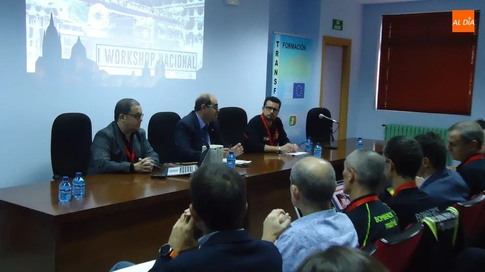 En la inauguración del encuentro intervenía el concejal de Protección Ciudadana, Fernando Rodríguez