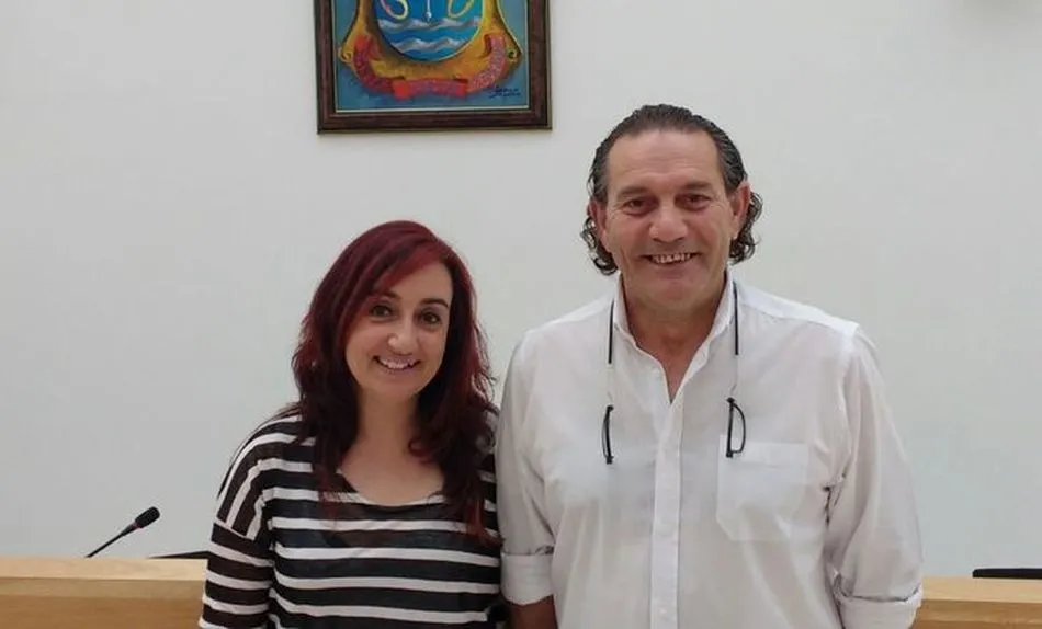 Josefa Martín y Andrés Vicente, concejales de Somos Santa Marta