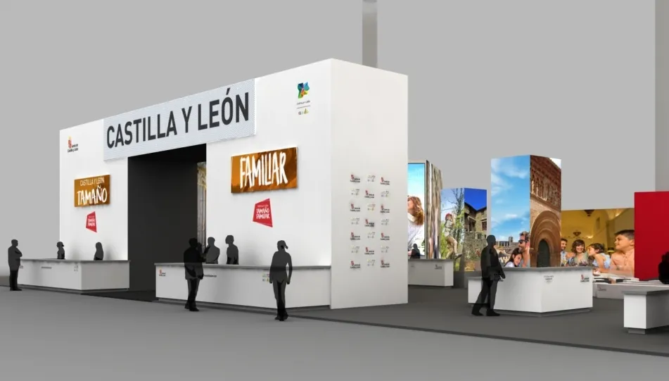 La Junta de Castilla y León cuenta con un espacio promocional de 828 metros cuadrados en el Pabellón 4 de la Feria de Valladolid